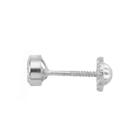 Pendiente Chaton Redon 4mm Tuerca