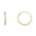Pendiente Abridor Oro 18k Aro 1mm x 11mm