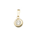 Colgante Flan Chaton 5mm Circonita