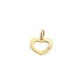 Colgante oro 18k Cerco Corazón 1 Circonita