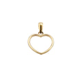 Colgante oro 18k Cerco corazón