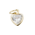 Colgante Oro 18k Corazón 6x6