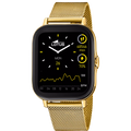 Smartwatch Dorado Acero Inoxidable Hombre