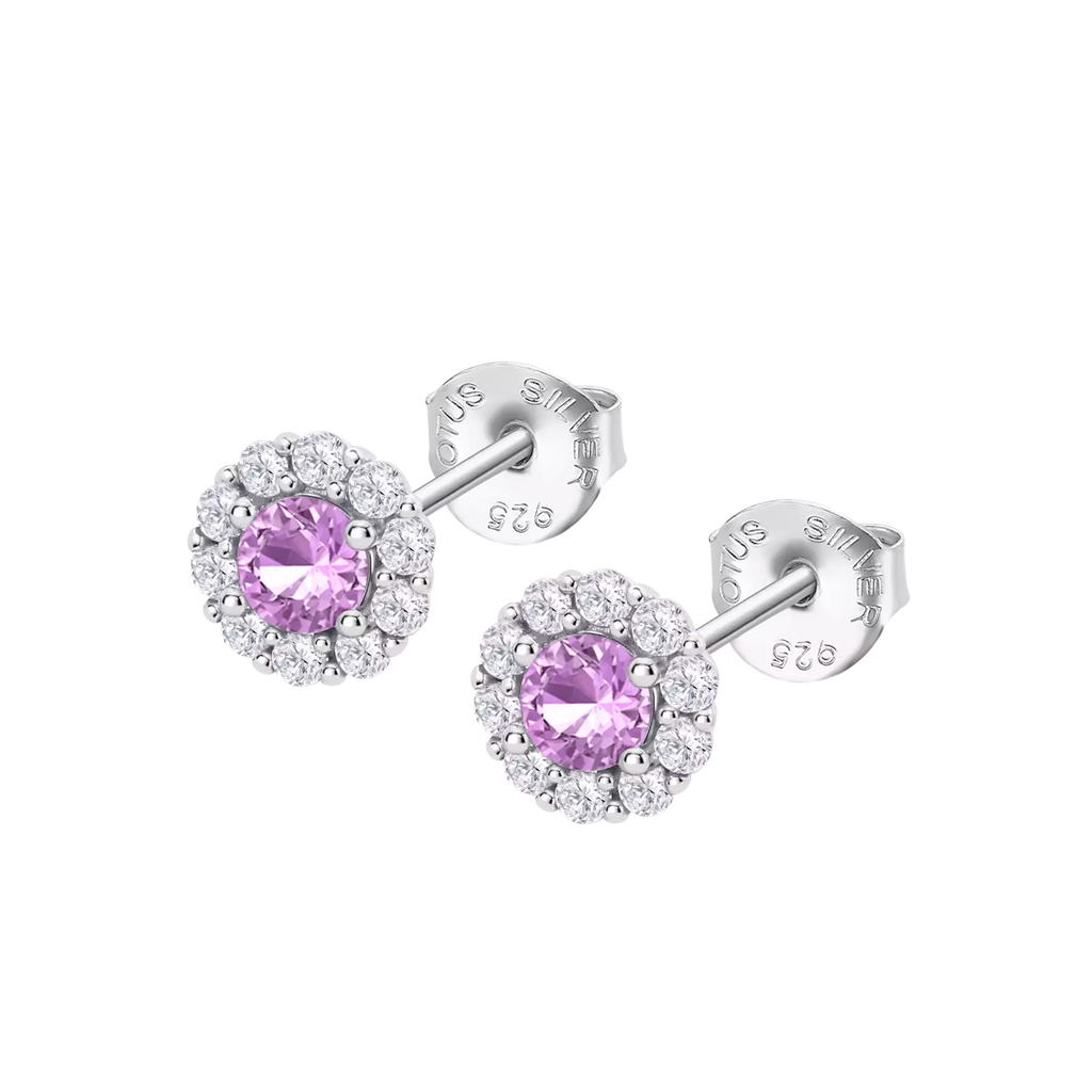 Pendientes Rosa Lotus Silver Pure Essential LP1290-4/3 Plata, Mujer
