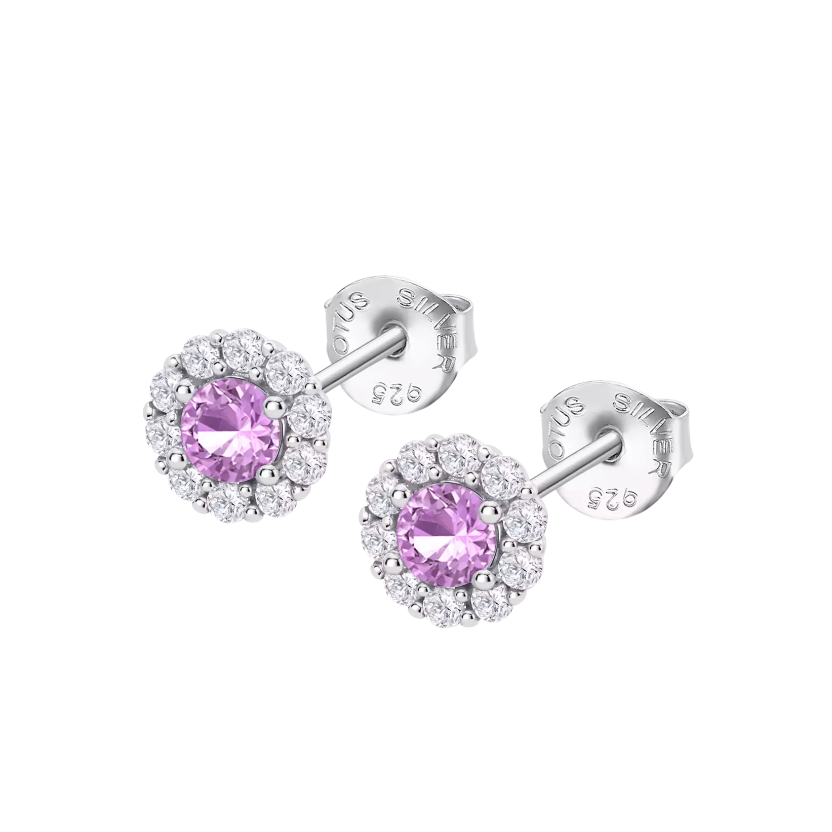Pendientes Rosa Lotus Silver Pure Essential LP1290-4/3 Plata, Mujer