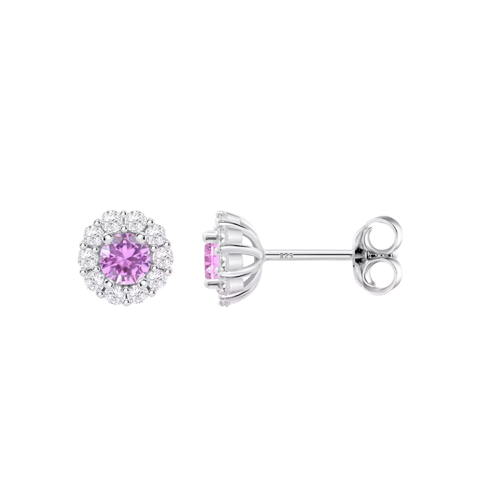 Pendientes Rosa Lotus Silver Pure Essential LP1290-4/3 Plata, Mujer