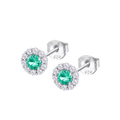 Pendientes Verde Lotus Silver Pure Essential LP1290-4/6 Plata, Mujer