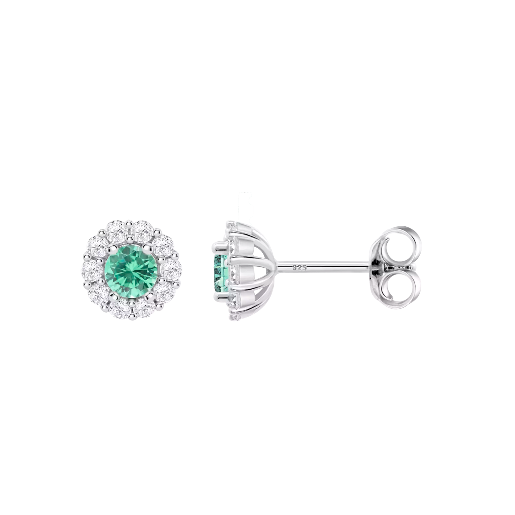 Pendientes Verde Lotus Silver Pure Essential LP1290-4/6 Plata, Mujer