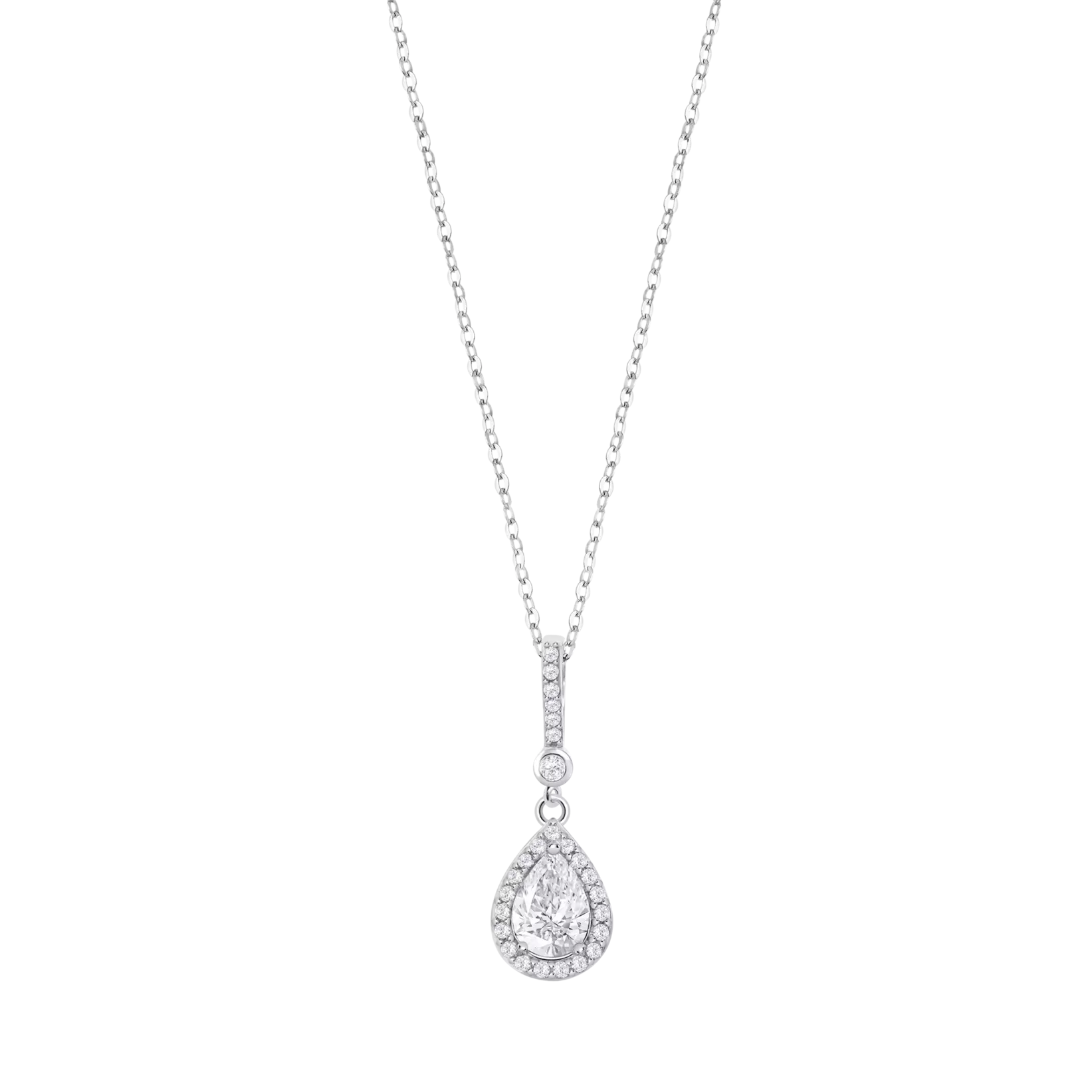 Collar Lotus Silver Pure Essential LP1592-1/1 Plata, Mujer
