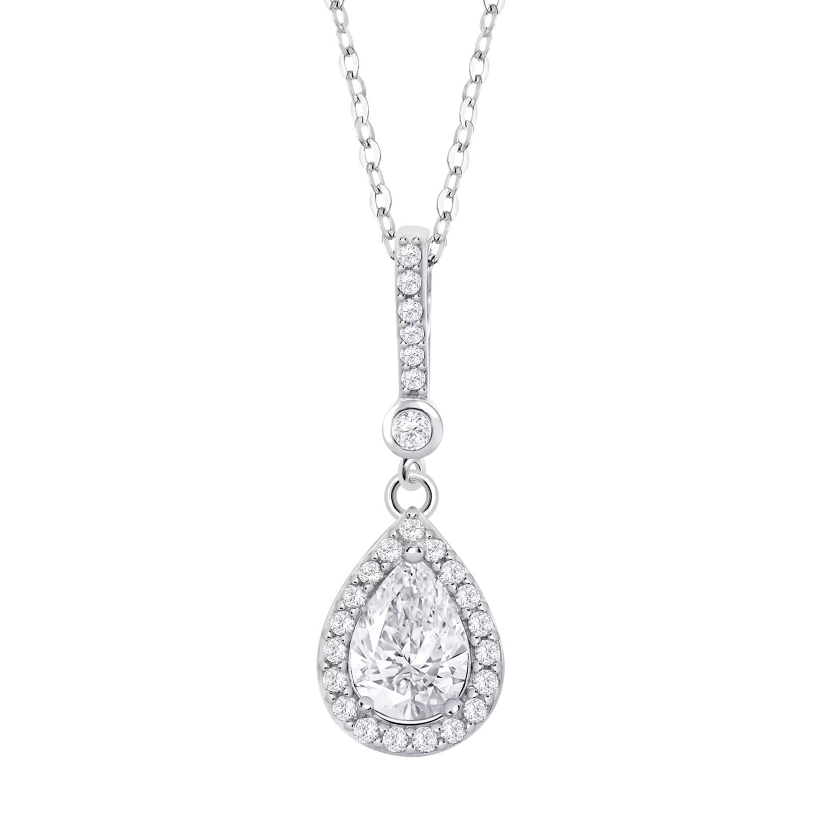 Collar Lotus Silver Pure Essential LP1592-1/1 Plata, Mujer