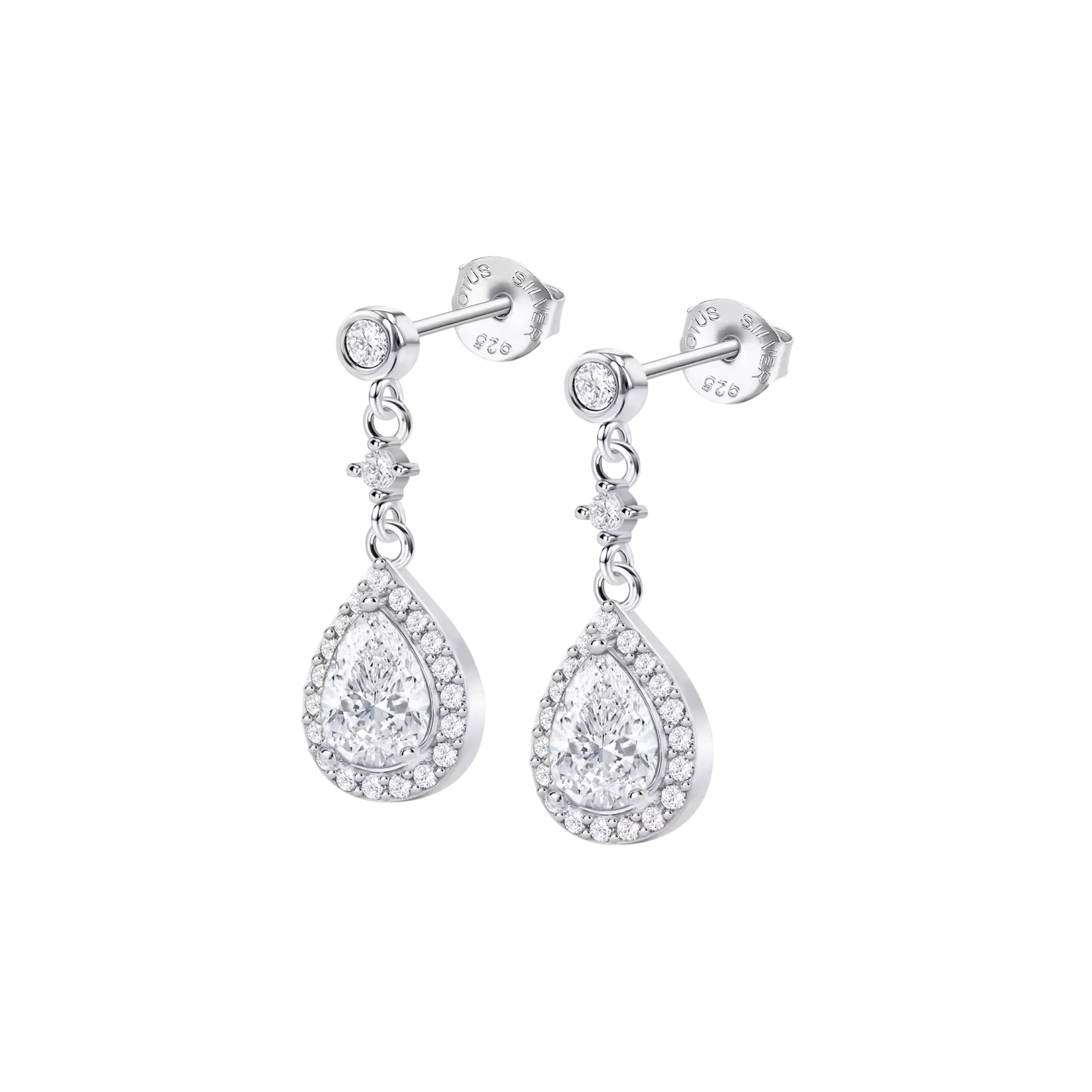 Pendientes Lotus Silver Pure Essential LP1592-4/1 Plata, Mujer