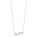 Collar Infinito de Plata LP1872-1/2, Multicolor, Mujer