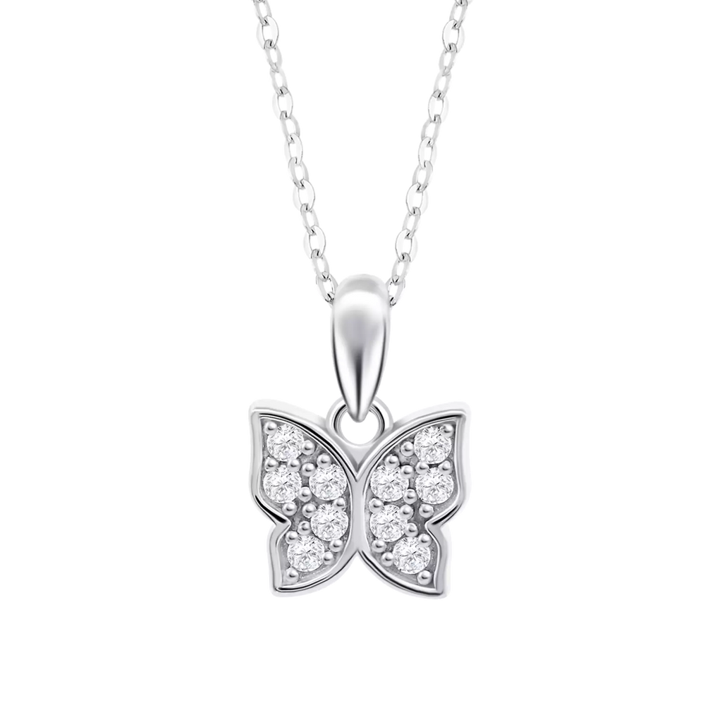 Collar Mariposa de Plata, LP3051-1/1