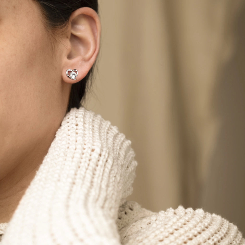 Pendiente Lotus Corazón LP3106-4/1